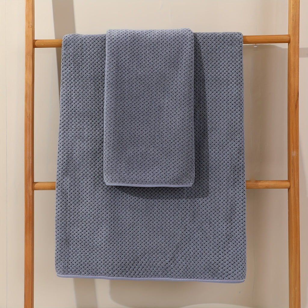 Ensemble de serviettes de bain en polaire à 4 pièces