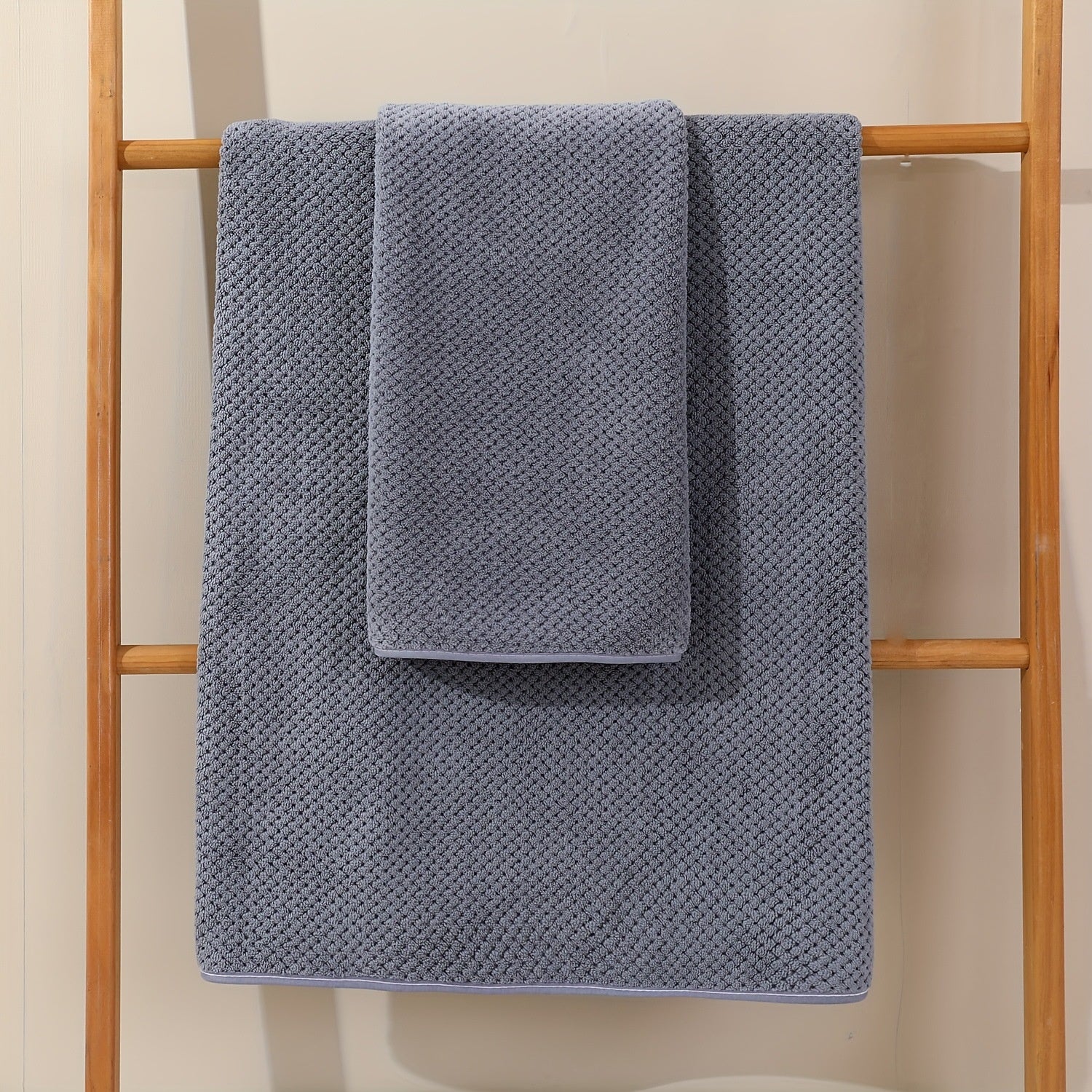 Ensemble de serviettes de bain en polaire à 4 pièces