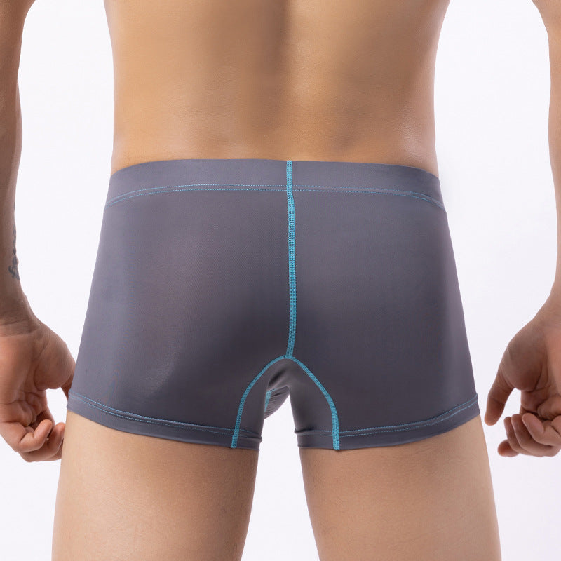 Sous-vêtements en soie glacée pour hommes