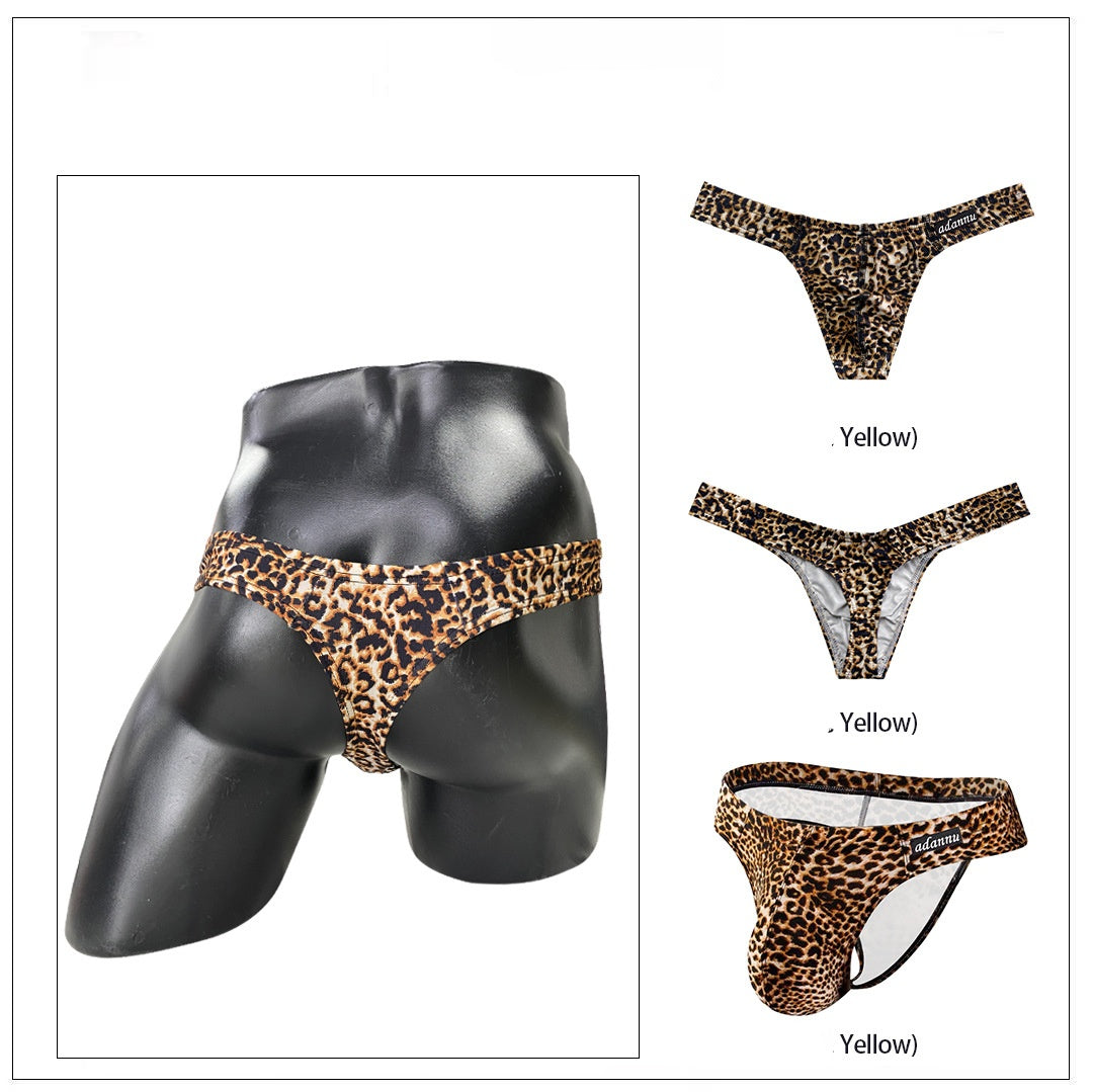 Leopard Imprimer Slips Couple's Même Sexy Low Waist