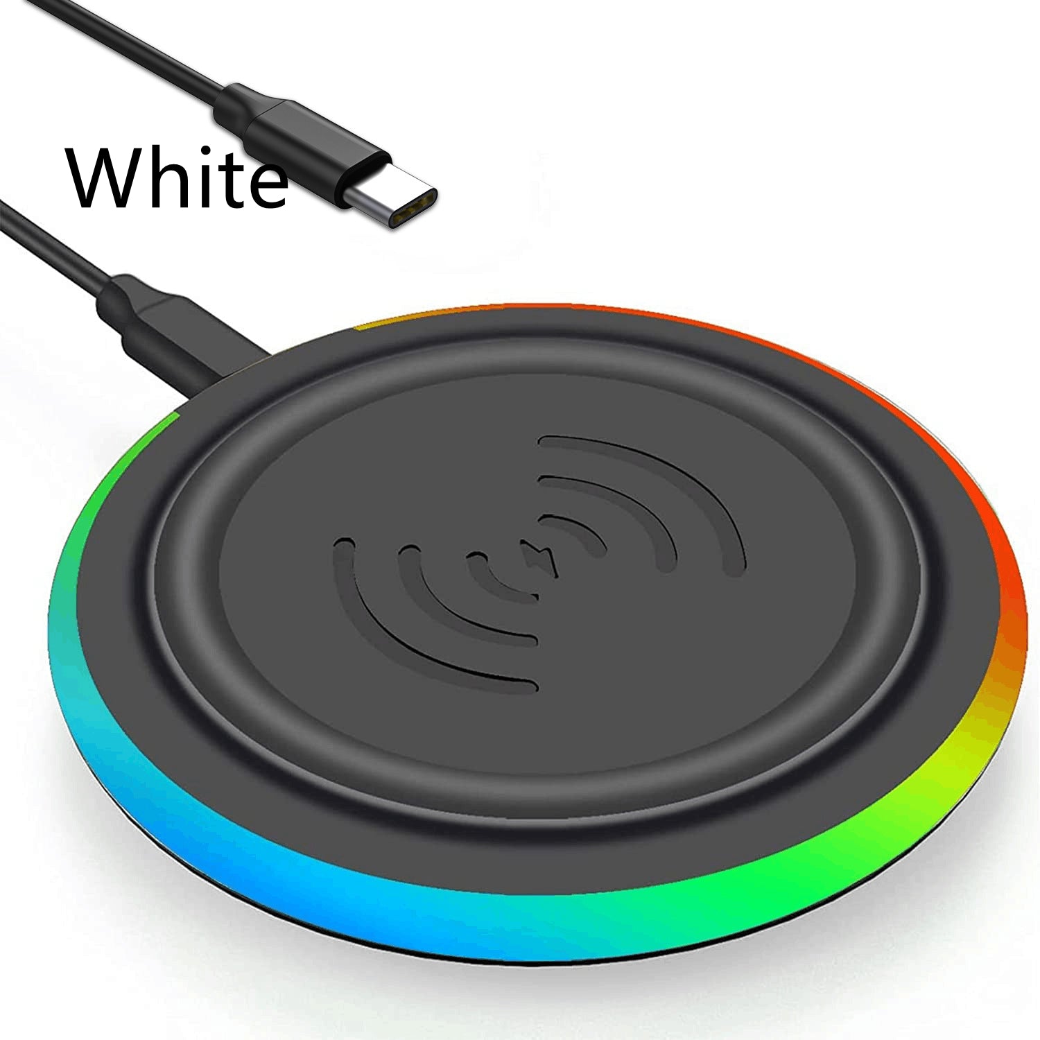 Chargeur de téléphone sans fil ultra-mince de bureau 10W