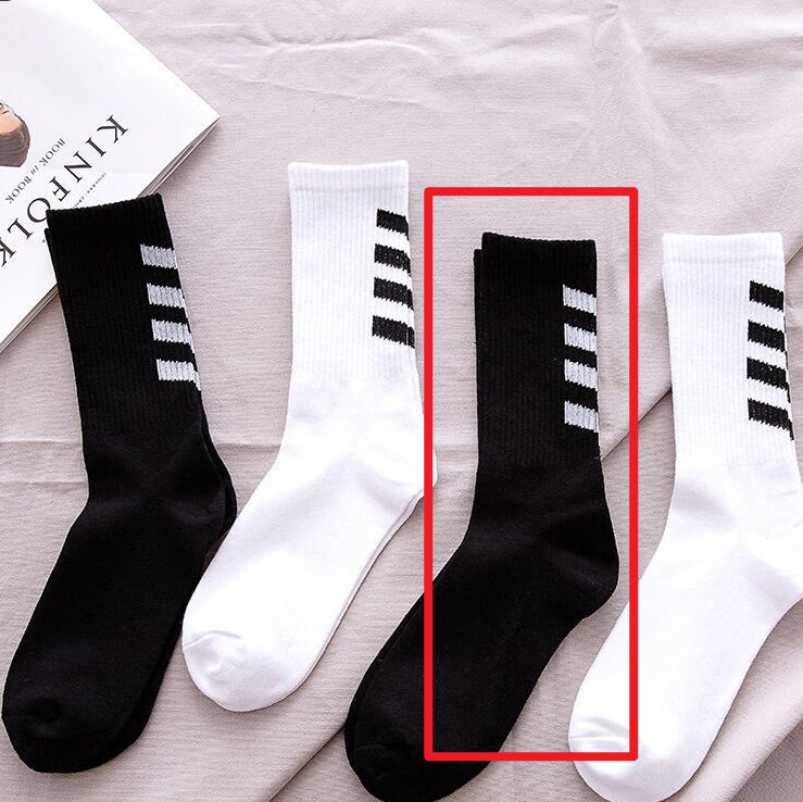 Hommes Chaussettes mi-calf Style sportif