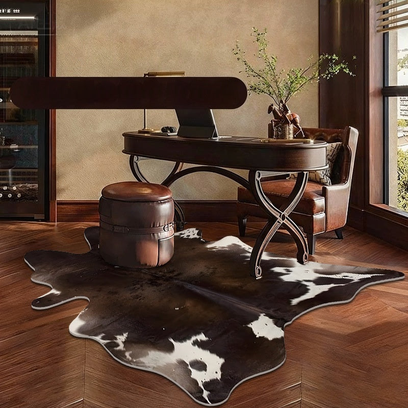 Motif de peau animale Soft Living Room Non Slip Rug
