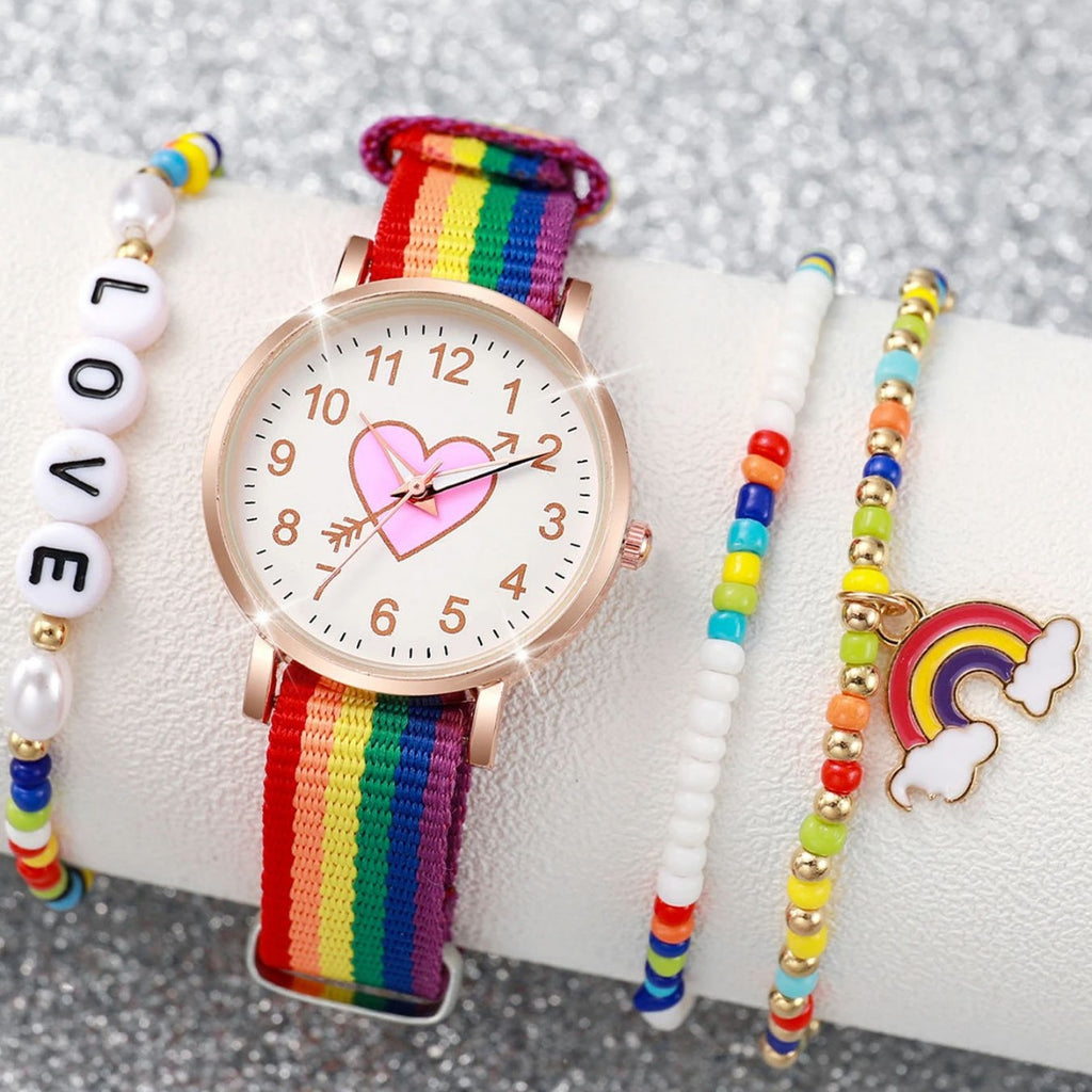 Rainbow Strap montre lumineuse pour les femmes