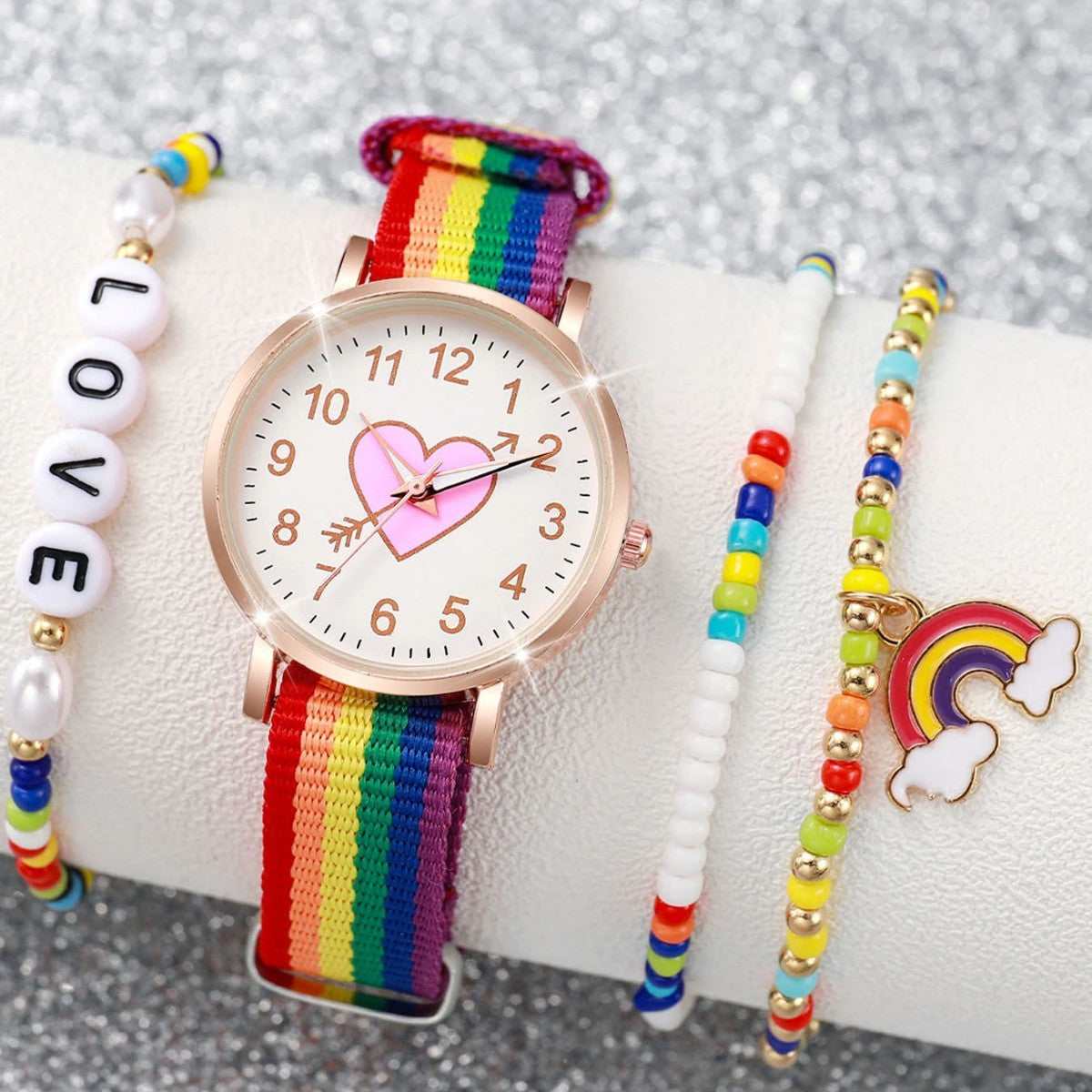 Rainbow Strap montre lumineuse pour les femmes