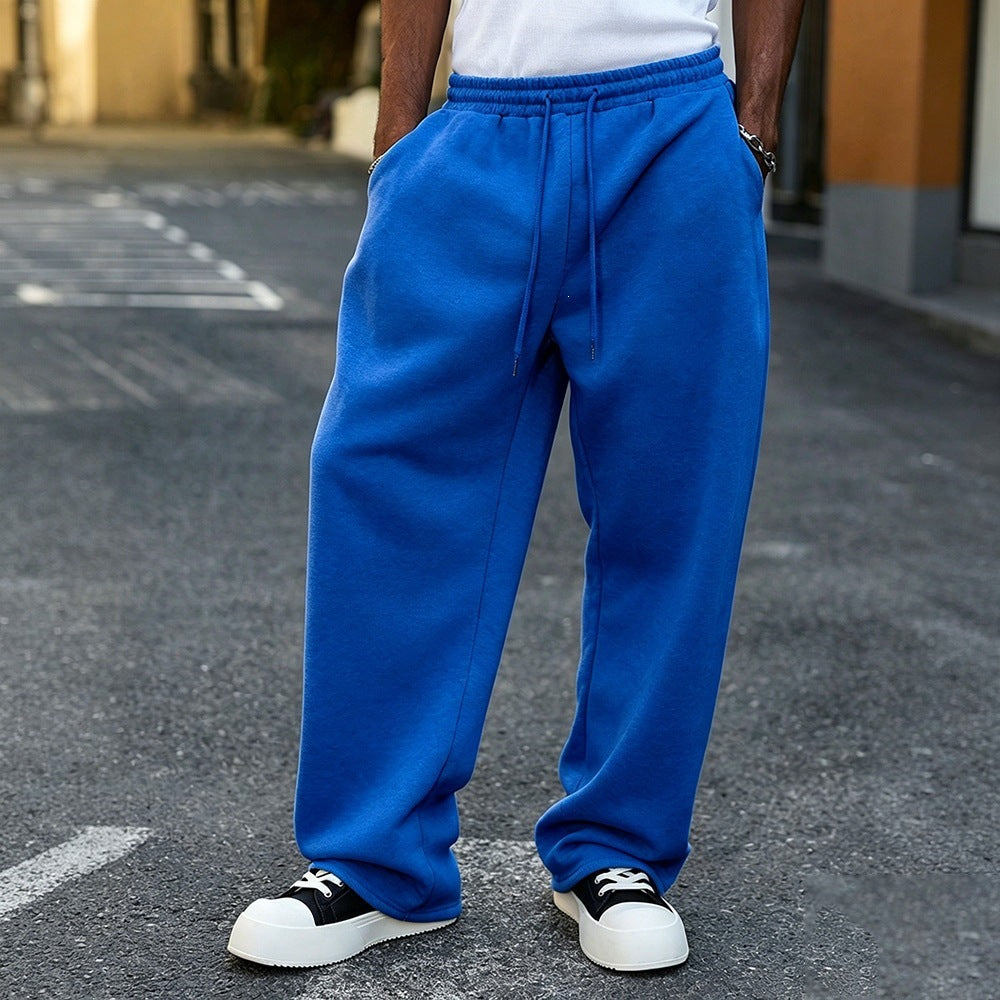 Pantalons à gaines élastiques à chaussons vintage de style street