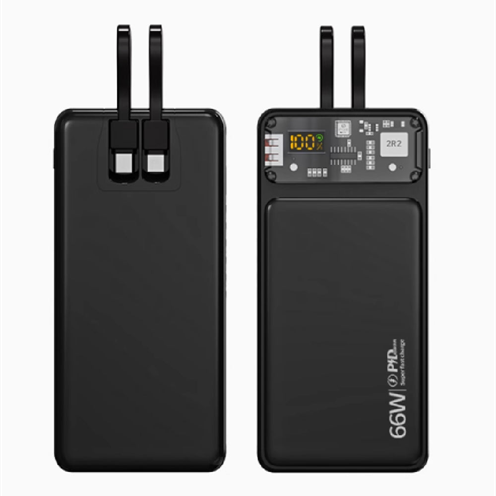 66W Super Fast Charge Power Bank 20000 Mah grande capacité