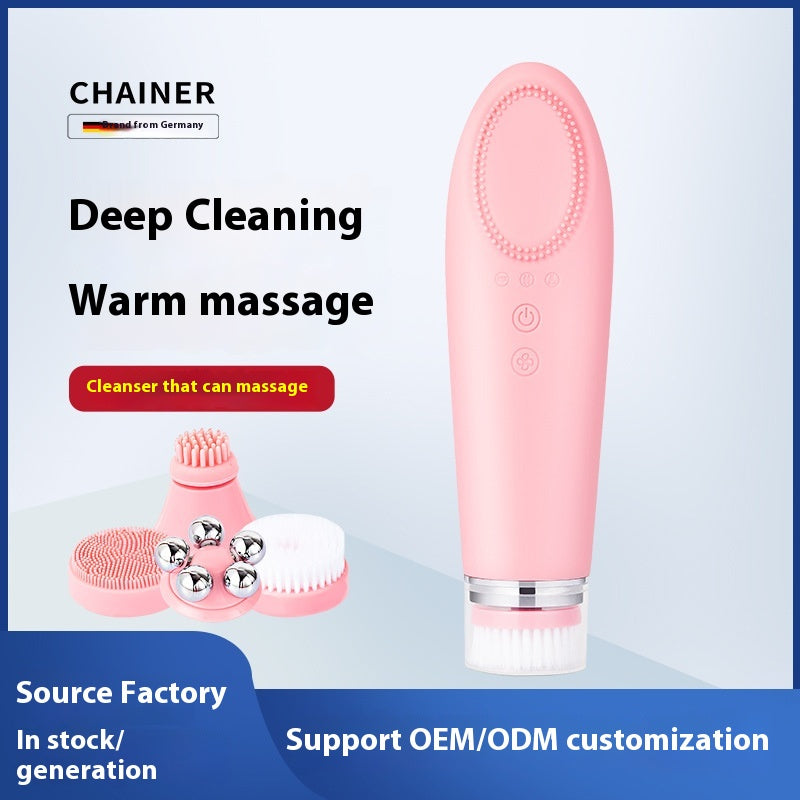 Nettoyeur visage chaud Sensation Pore électrique