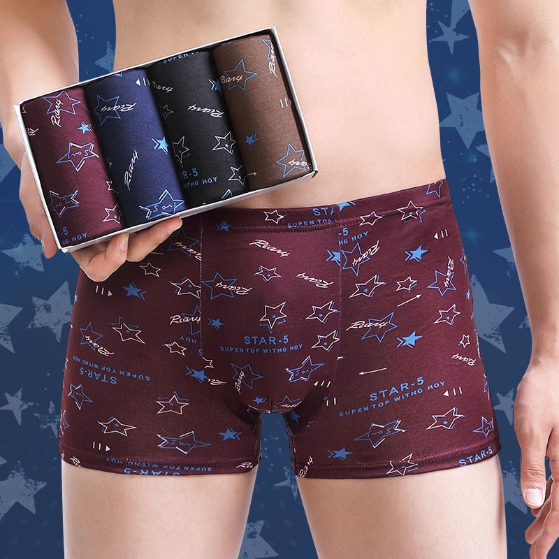 Boxer homme Slips Étudiant Mode tendance Nouveau