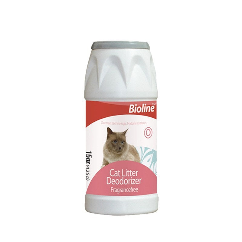 Poudre désodorisante et éliminante pour chat Urine