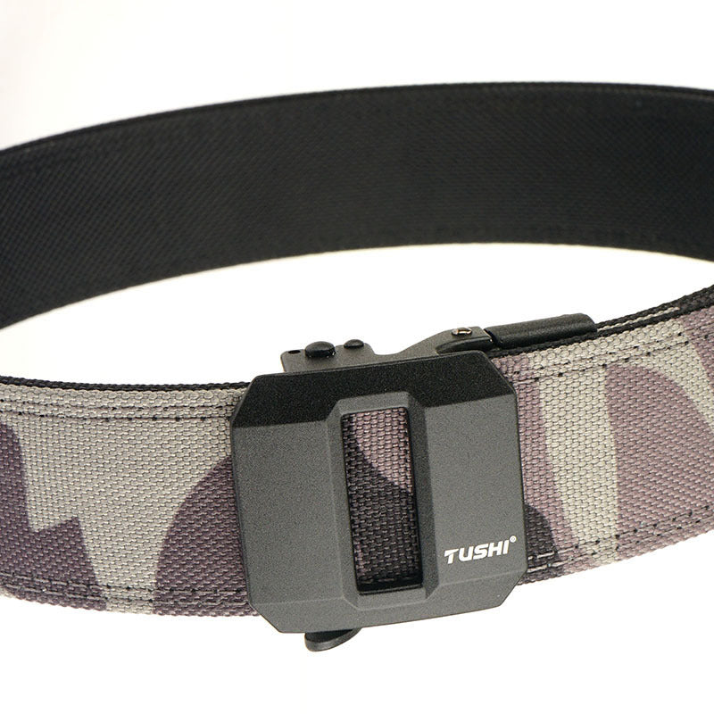 Ceinture de pistol de tir automatique à double couche durcie