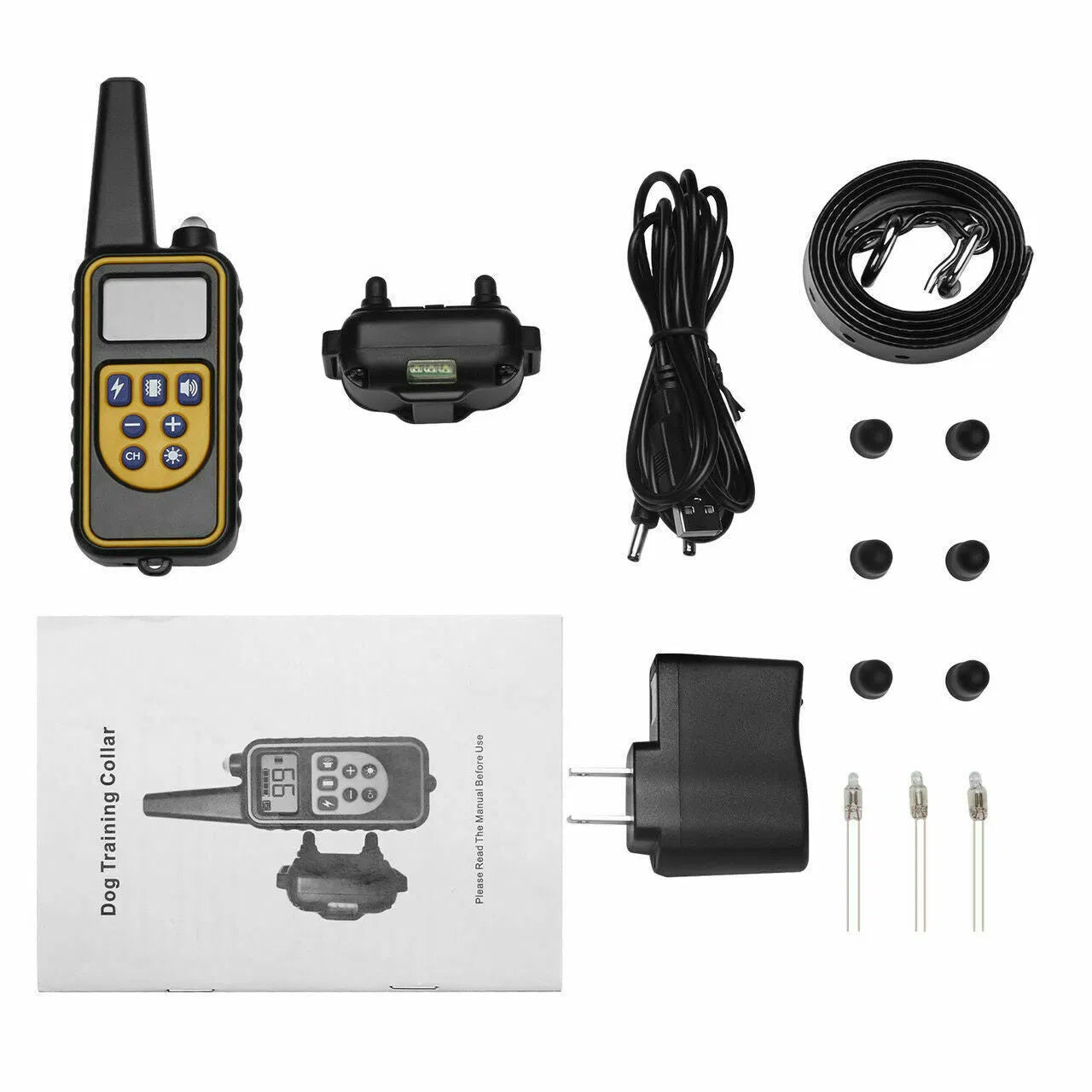 3000 FT Dog Training US Collier Rechargeable Remote Shock PET Waterproof Trainer