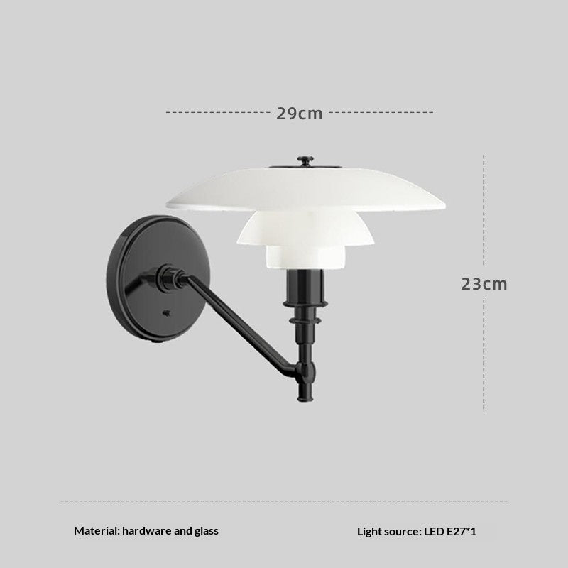 Lampe décorative minimaliste de côté de lit de luxe légère créative