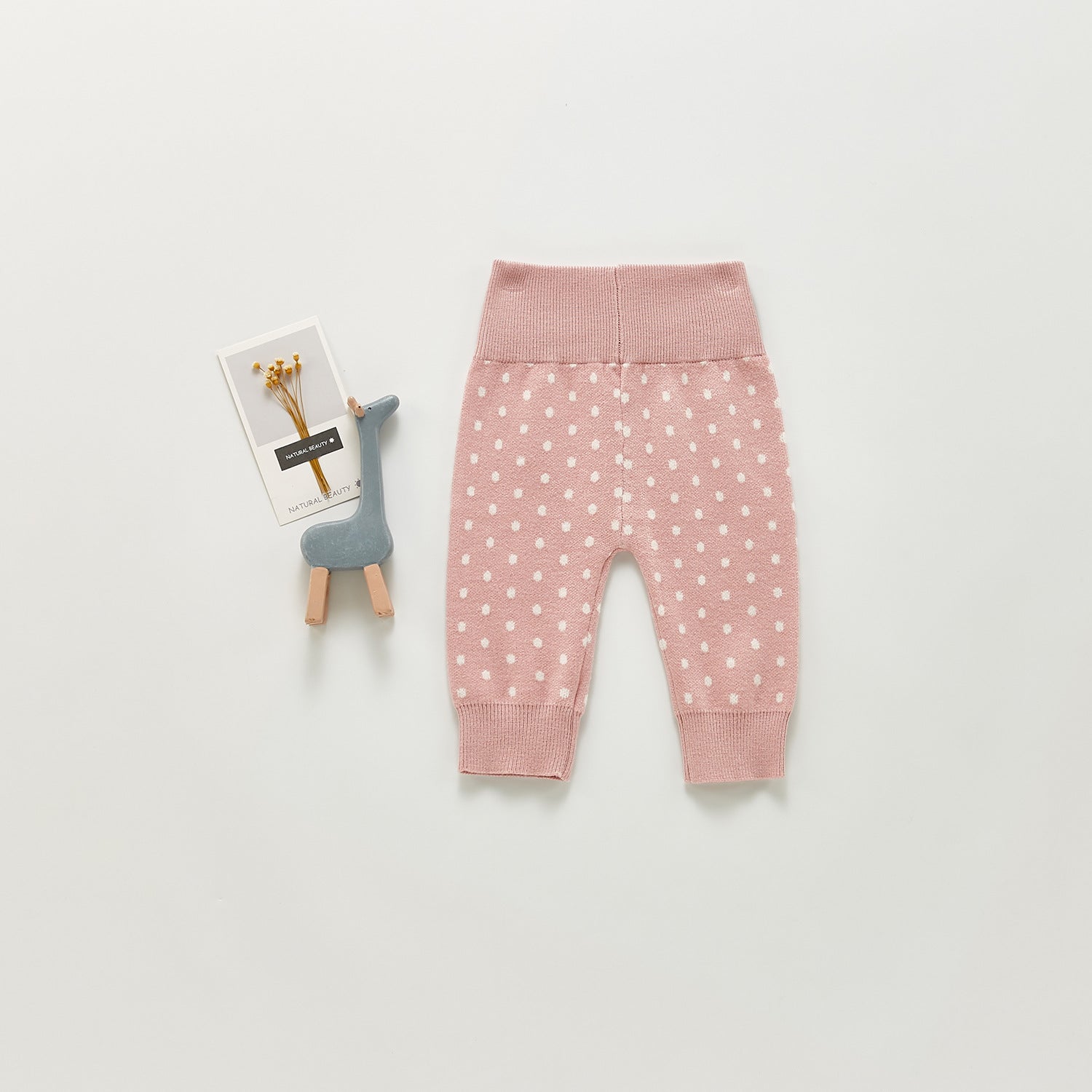 Pantalons en laine tricotée en coton pour enfants