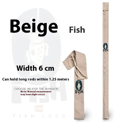 13 M Canvas Rod de pêche Sac sous-protecteur