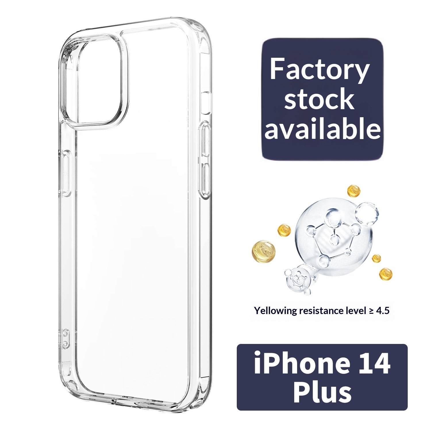 Corps complet transparent Drop preuve téléphone Case