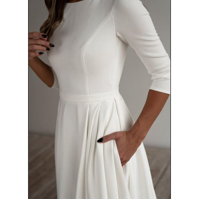 Long Temperament Commute Slim-fit Banquet Robe de soirée de mariage