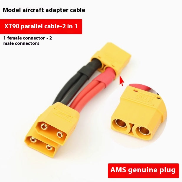 UAV batterie électrique de réglage connecteur de balanceur XT90 Plug transfert de ligne parallèle Y Li
