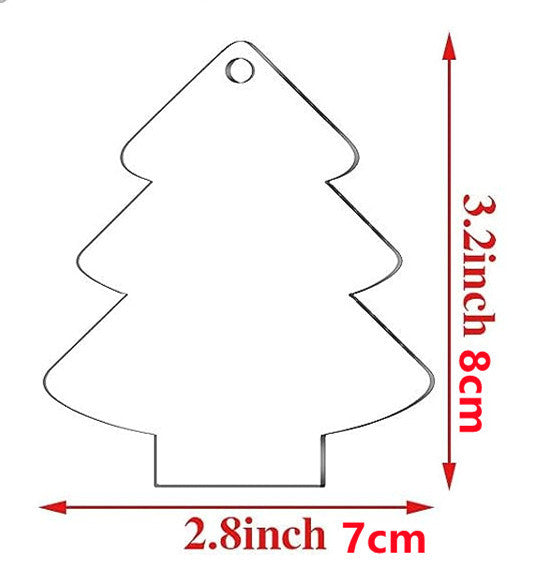 Ornement suspendu de Noël acrylique