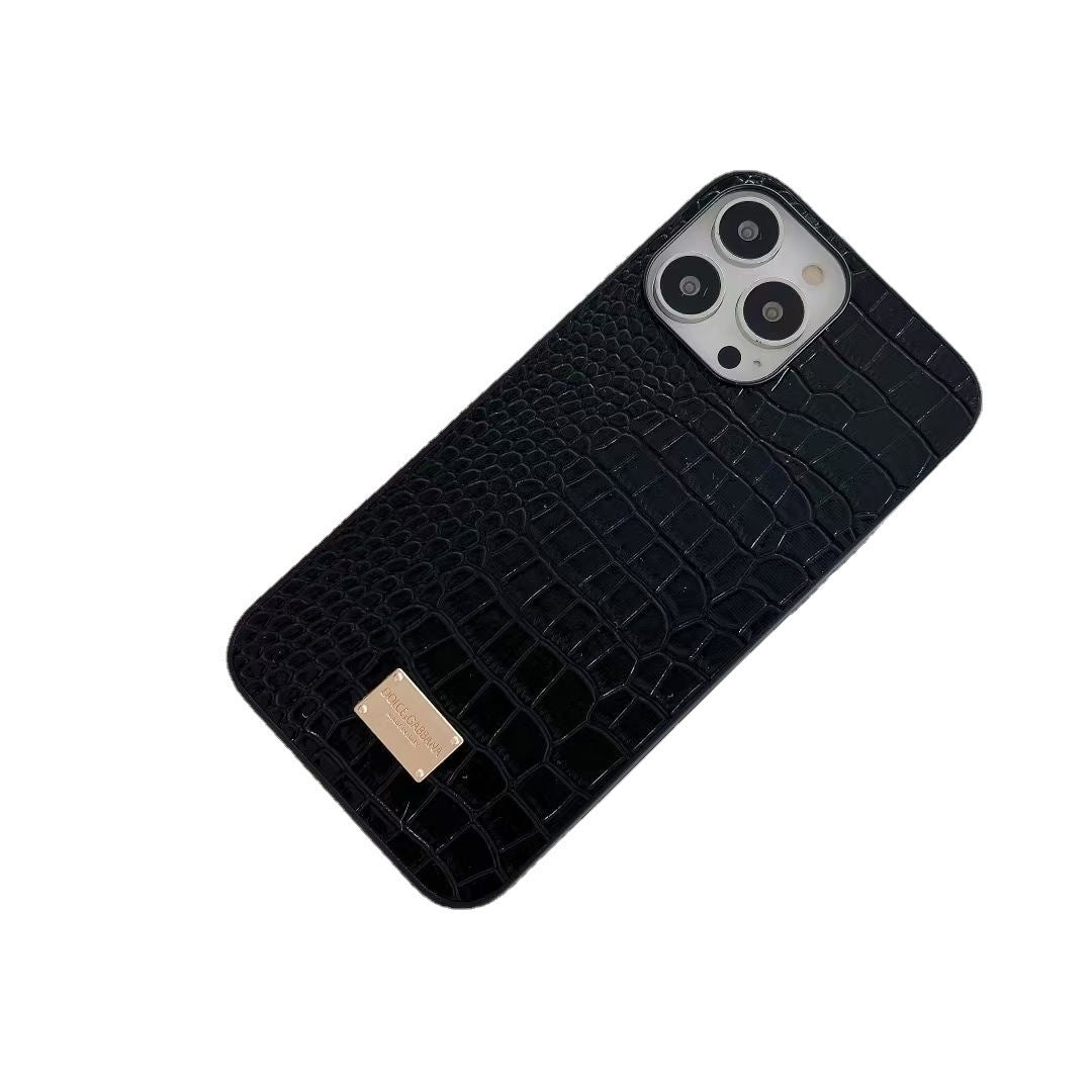Cas de téléphone à snakeskin moulé par injection