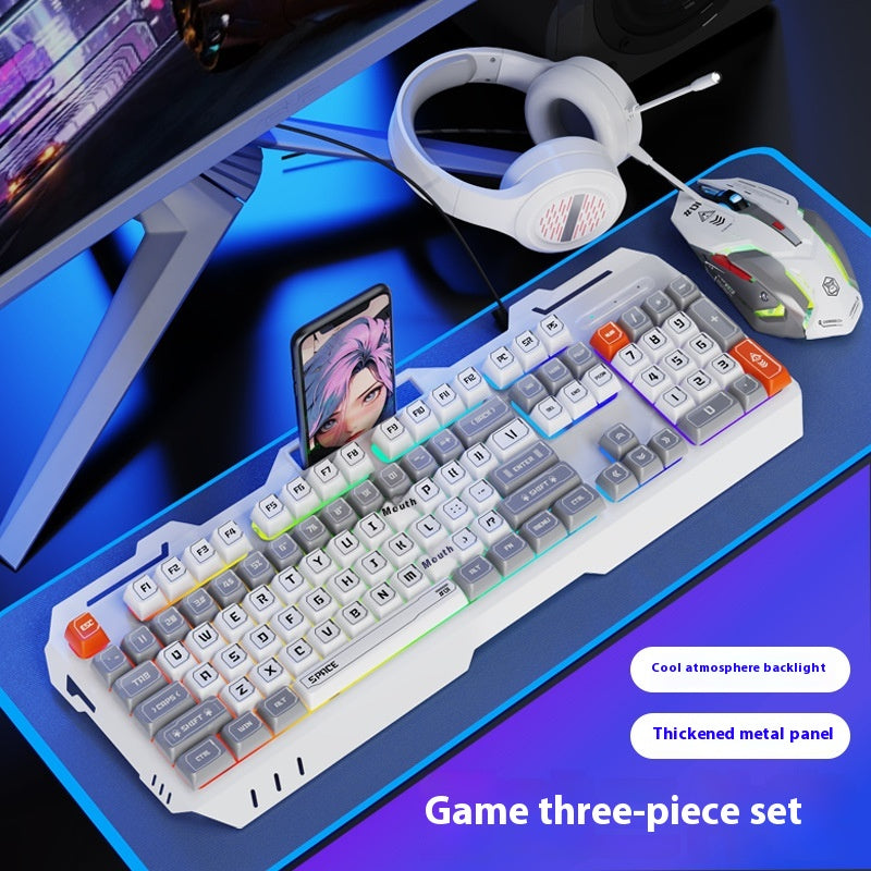Clavier filaire mécanique Feeling jeu électronique de bureau de sport ordinateur Mute