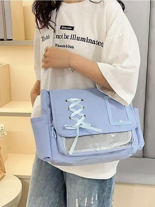 Insigne transparent de douleur d'origine Sac croisé à épaule unique