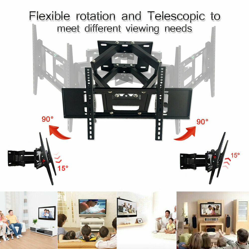 Support mural TV Mont Tilt Swivel LG 32 40 43 50 55 65 80 pouces