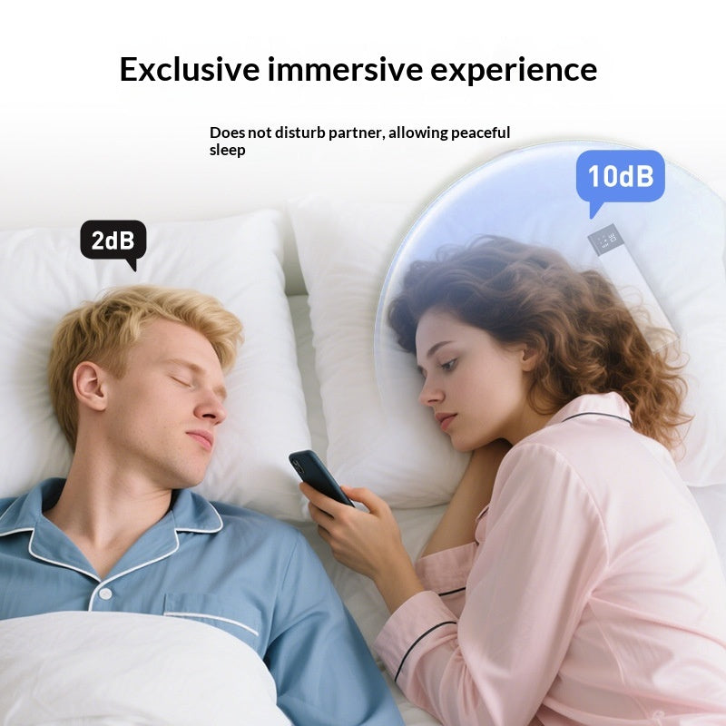 Haut-parleur Bluetooth blanc à conduction osseuse