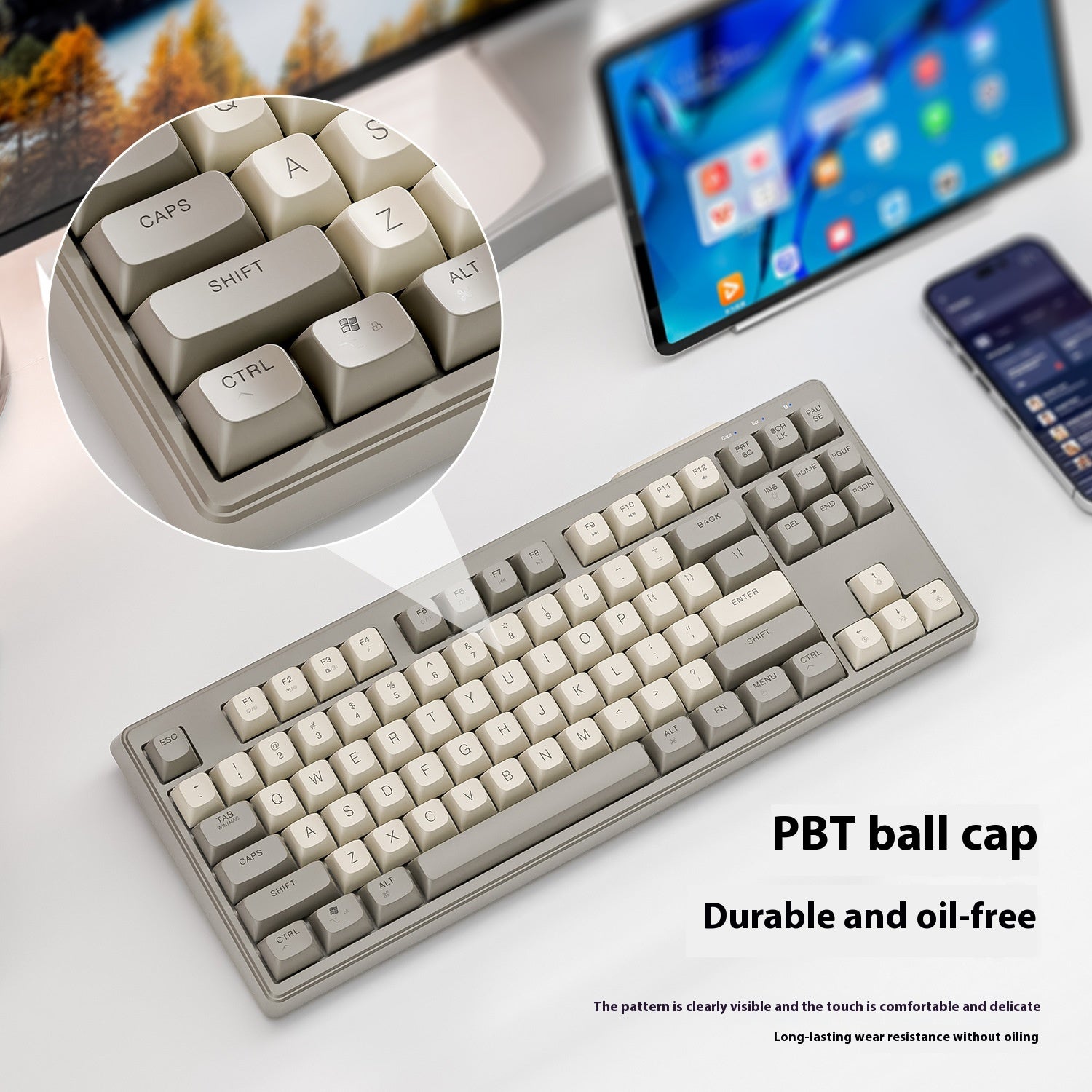 Clavier de sensation mécanique Bluetooth double mode sans fil
