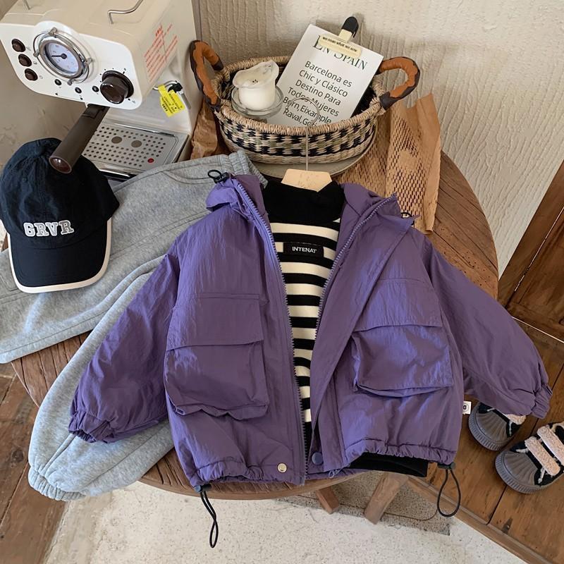 Garçons Mode Personnalité Hoodie Coat rembourré