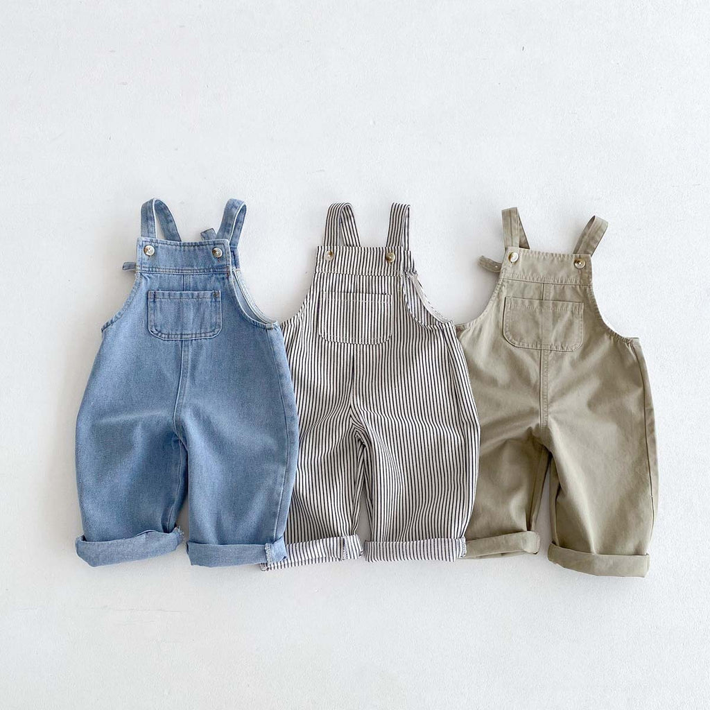 Le bébé et le jeune enfant Denim costume de saut occasionnel avec des paillettes