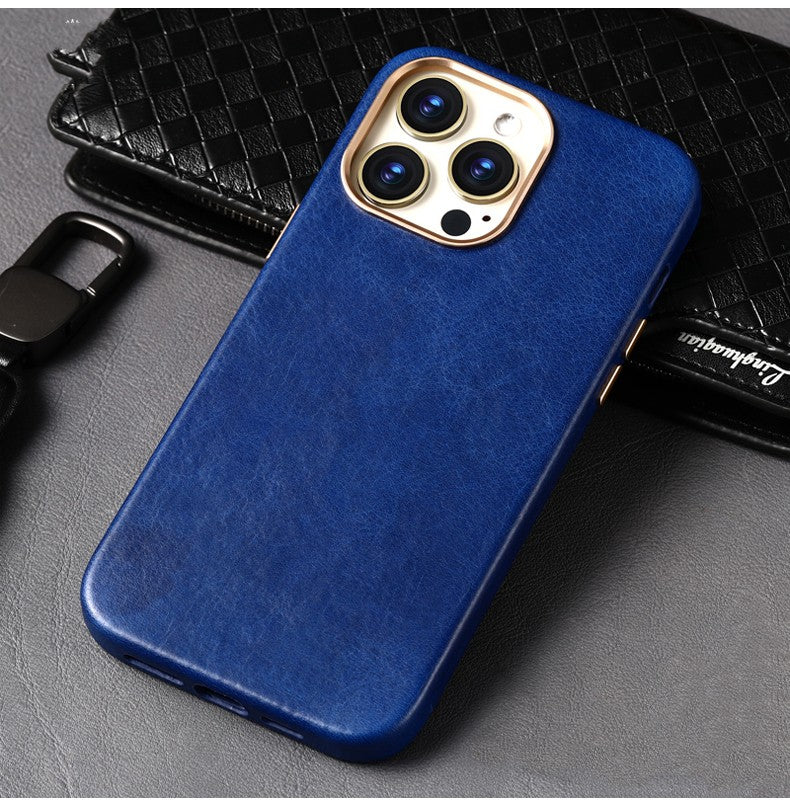 Étui de protection pour téléphone mobile Couche de couverture Aspiration magnétique anti-chute Charg sans fil
