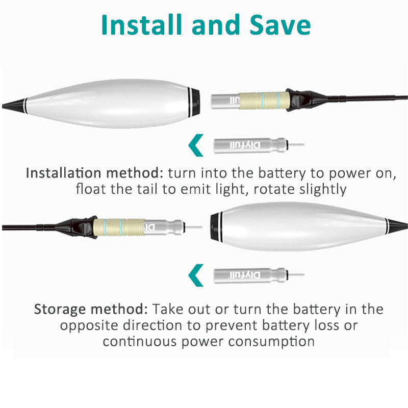 CR322 Batteries Pêche électrique flotteur 3V nuit lumière Lithium Pin Cell LED