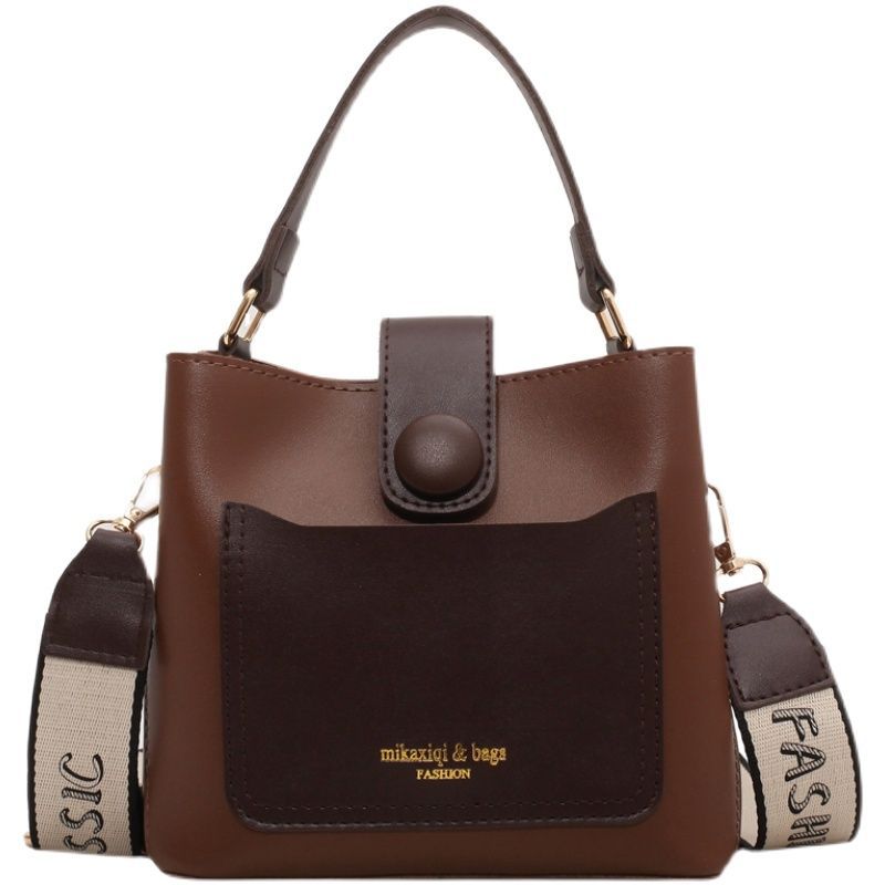 Sac à bandoulière large Sac à seau simple Chic