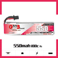 GNB High Energy 550MAH 1s 38V télécommande FPV UAV Power HV Lithium Batterie A30 Plug