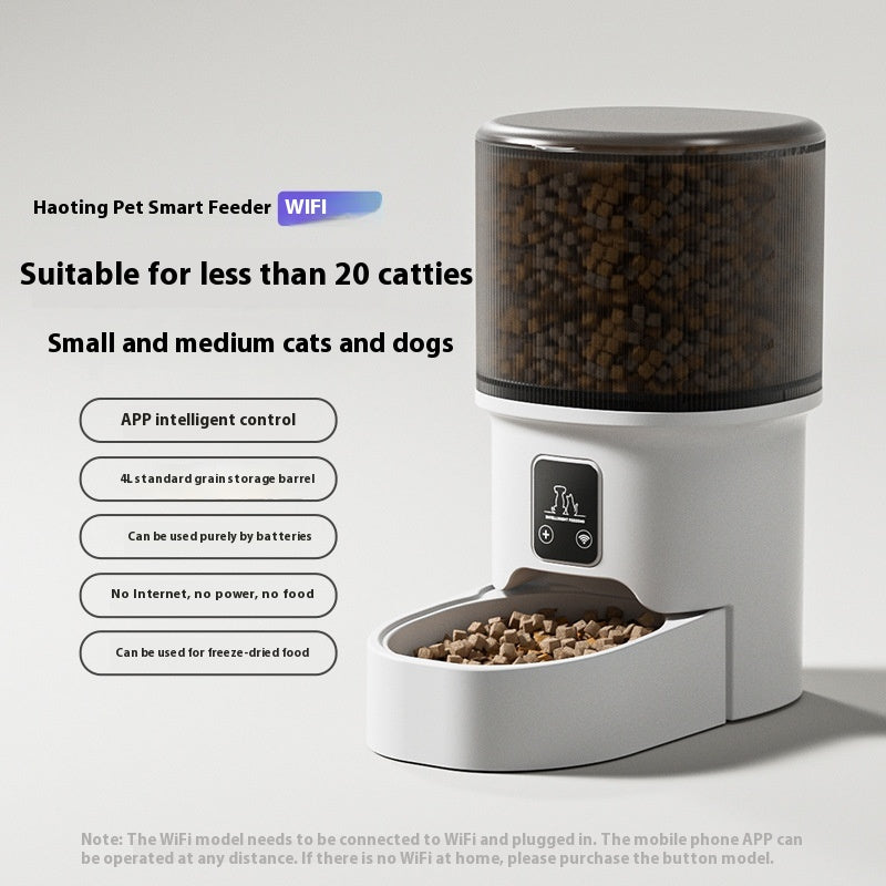PET Intelligence Automatique Animal Feeder 4L