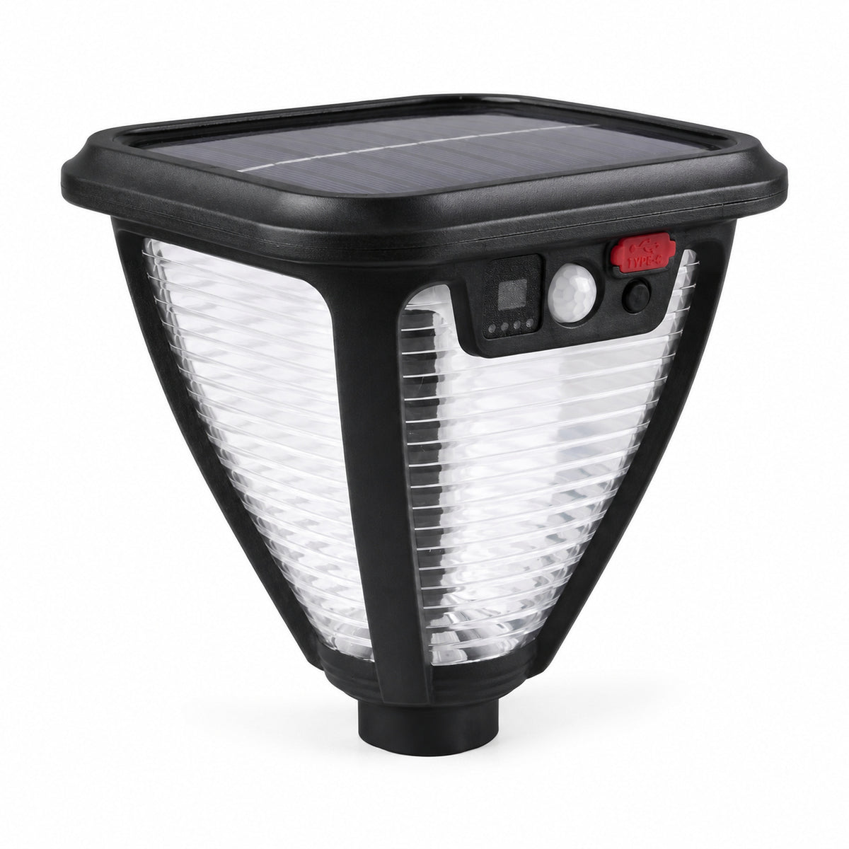 Solar Powered Rechargeable Motion Sensor Batterie Display Garden Light W791 1 Pour Yard Deco
