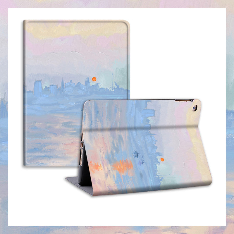 Peinture à l'huile littéraire Style Notebook Airbag Protecteur