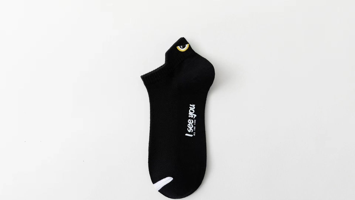 Chaussettes de basketball tendance pour les jeunes à faible sommet respirant en boucle d'oreille