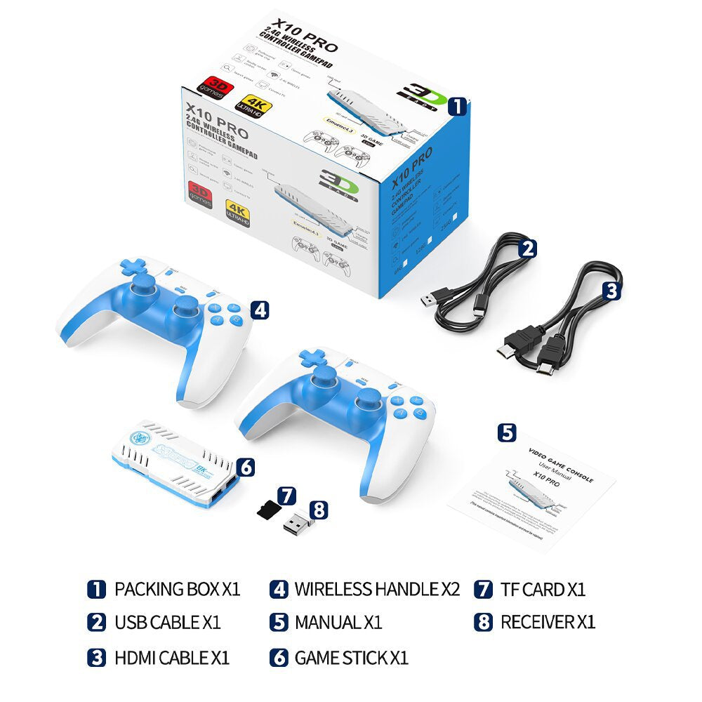X10 PRO TV Retro Arcade Home Console de jeu