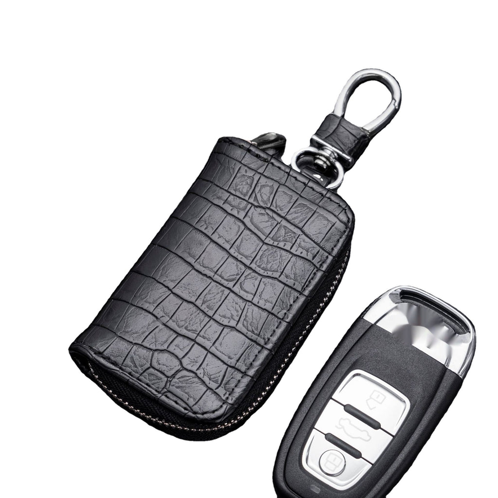 Case clé de voiture universelle de style affaires en cuir synthétique