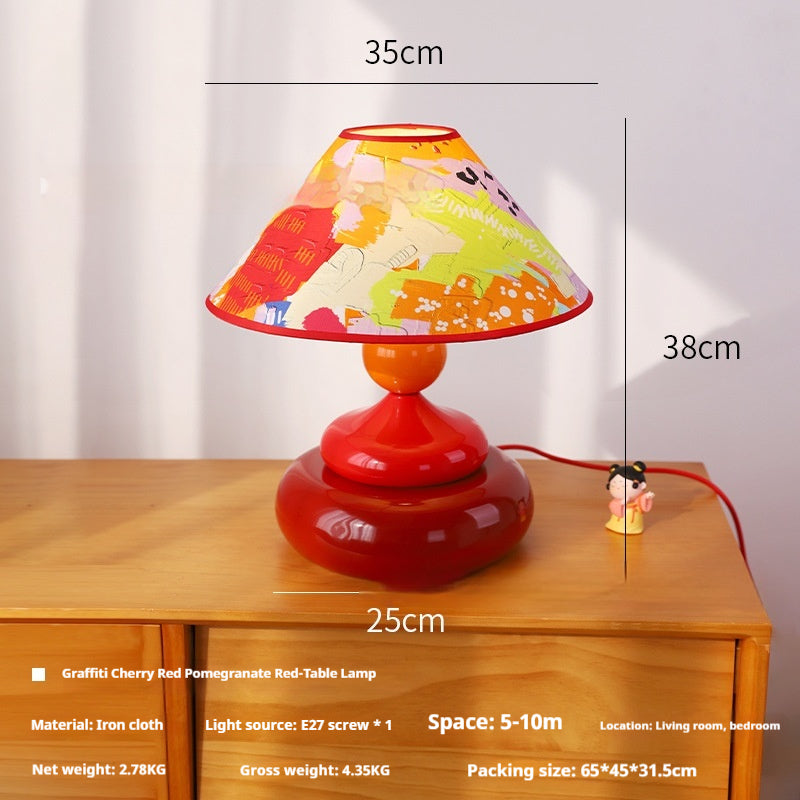 Lampe nordique de chambre à coucher design rétro