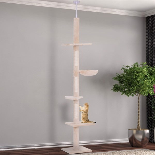 Wooden cat house Cat trees Cat climbing tower