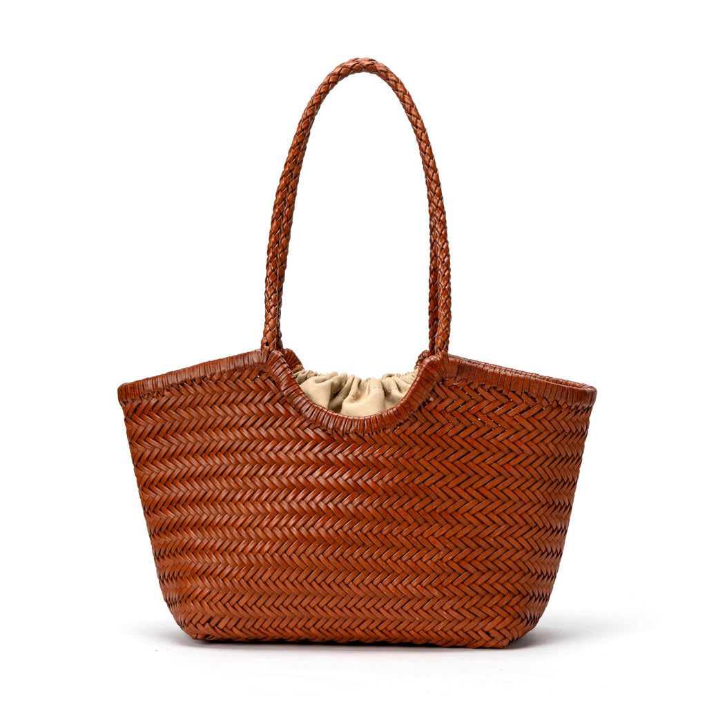 Dragon Woven Leather French Vintage Bag