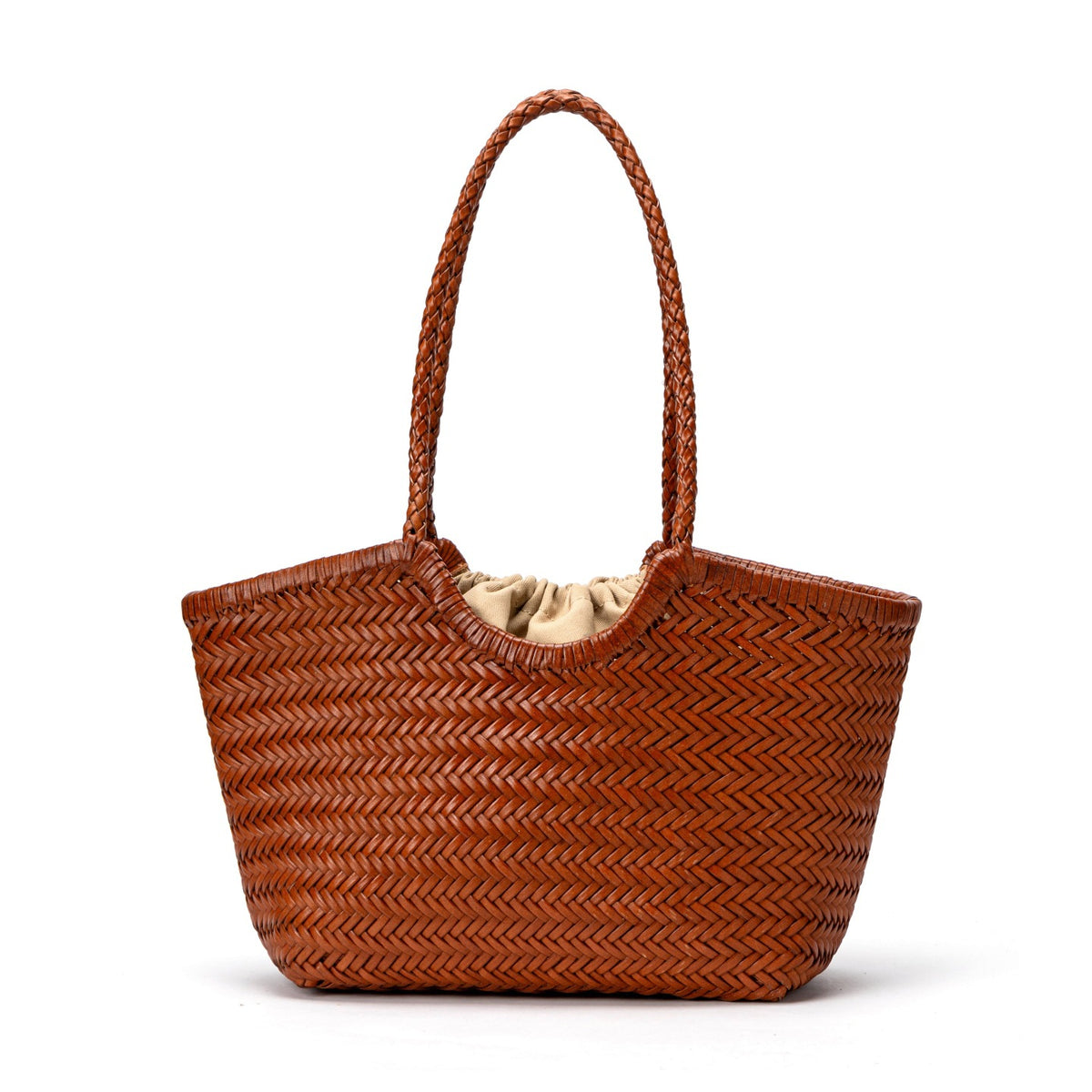 Dragon Woven Leather French Vintage Bag