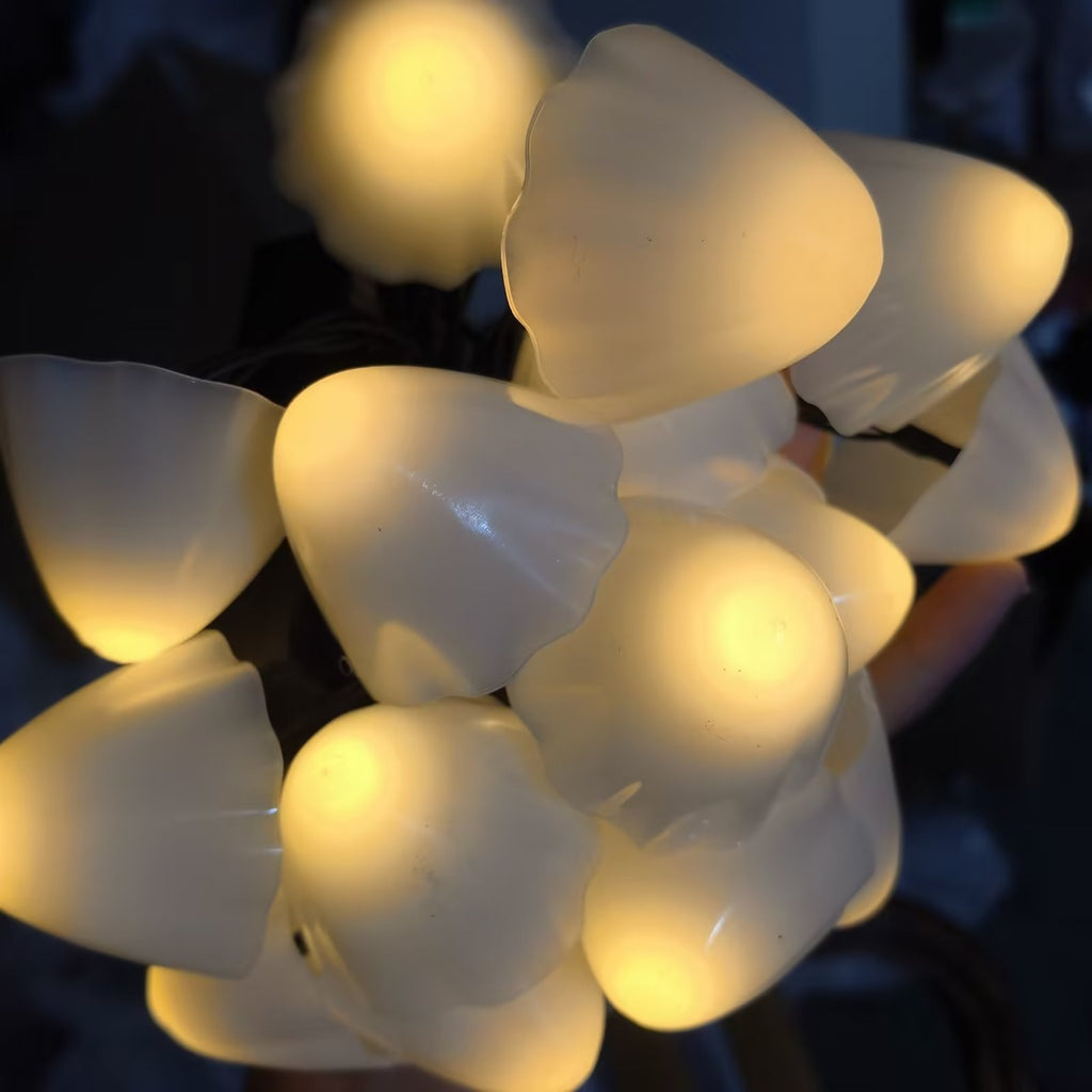 Lumières de chemin de champignons à LED à énergie solaire