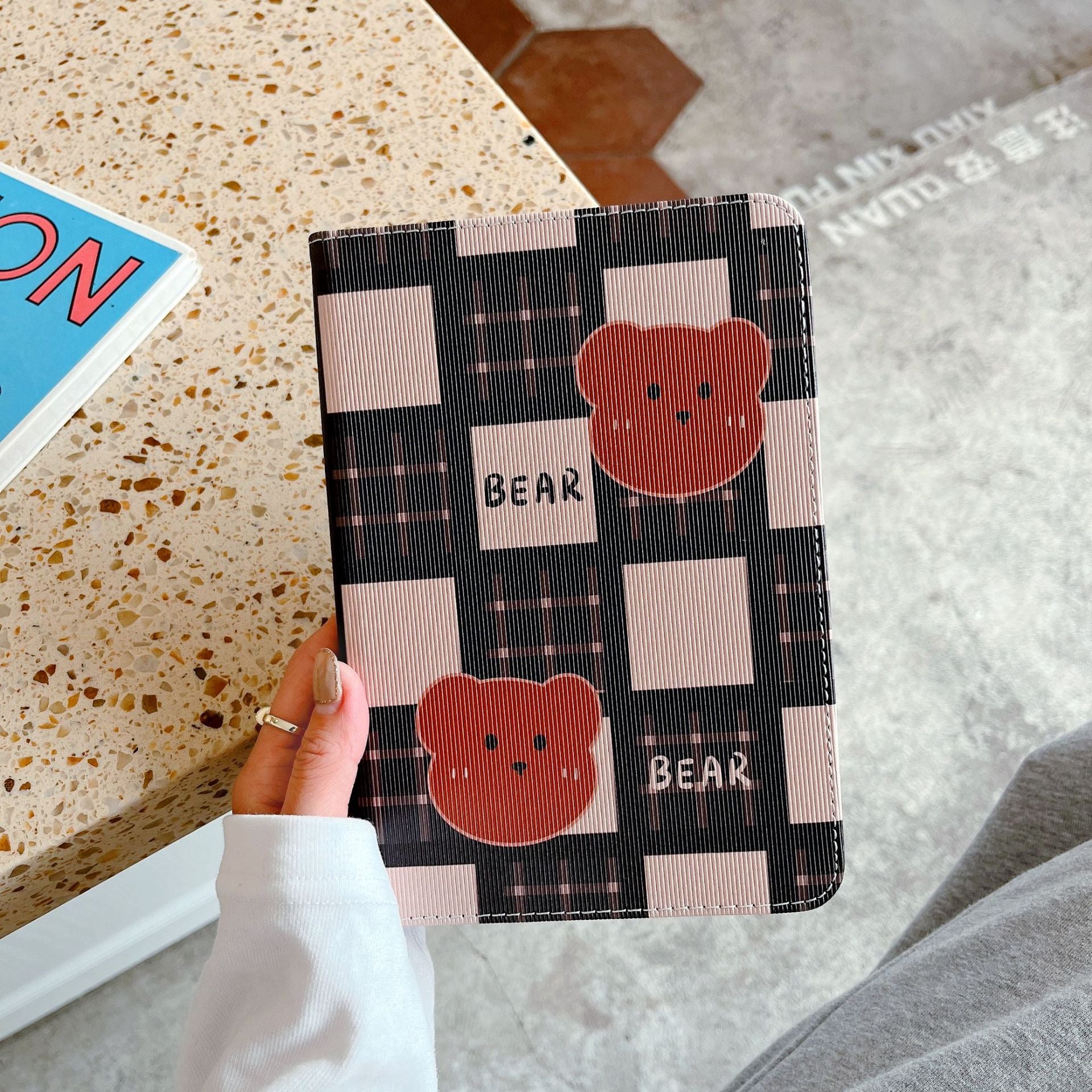 Couverture de protection de dessin animé Coffret plat mignon