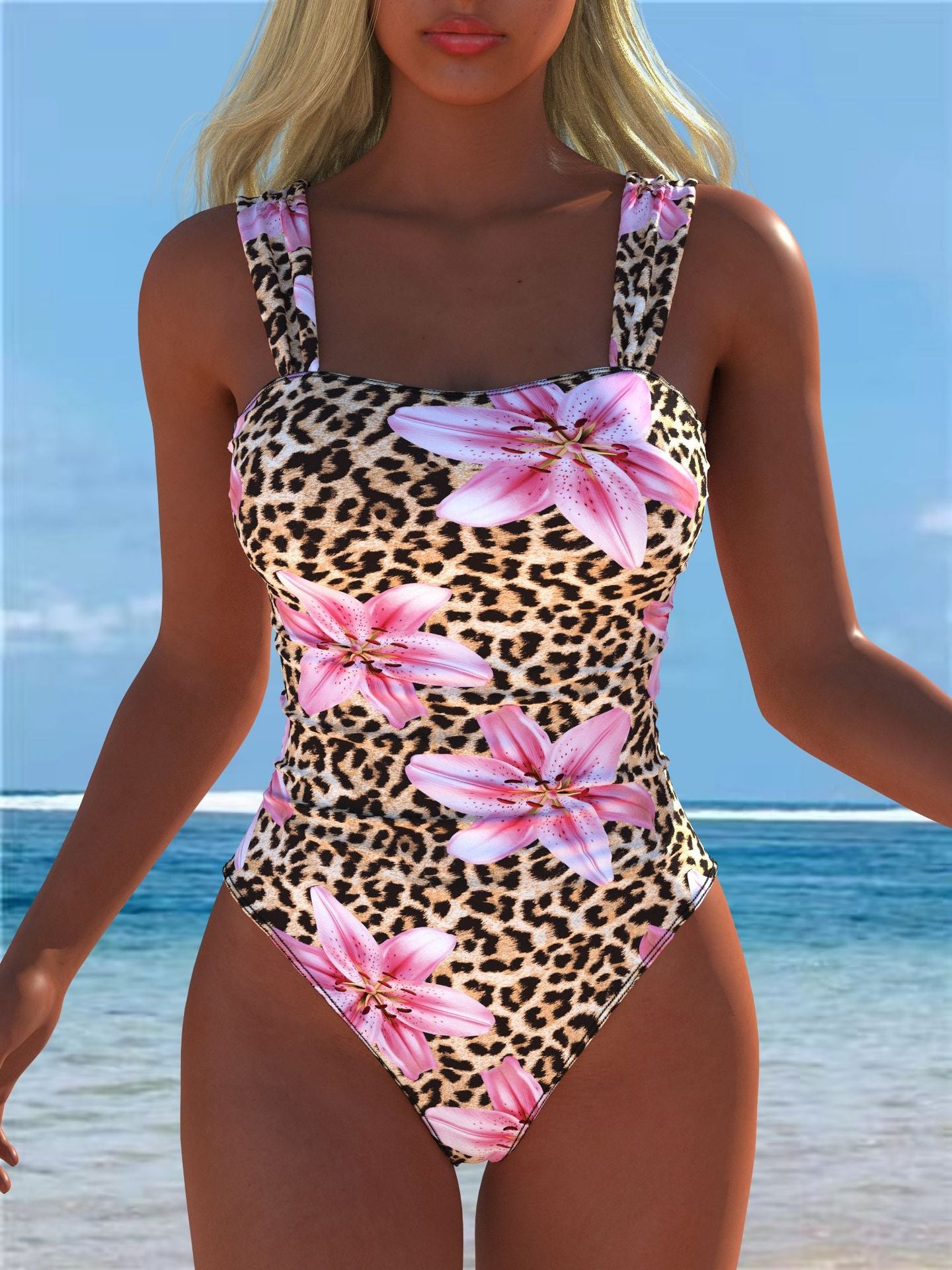 Maillot de bain en une seule pièce pour femmes