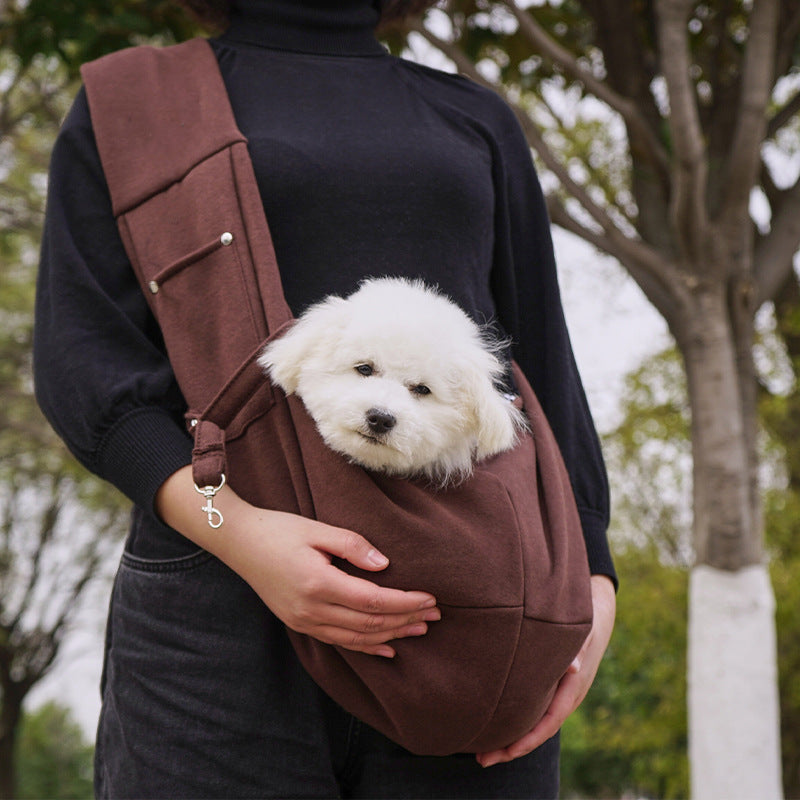 Polyester Pet Crossbody Sac avec poches