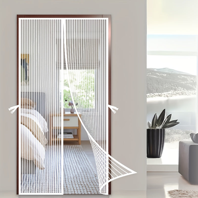 Fenêtre d'écran de porte magnétique blanc Mosquito Net en verre Gauze peut être personnalisé Taille
